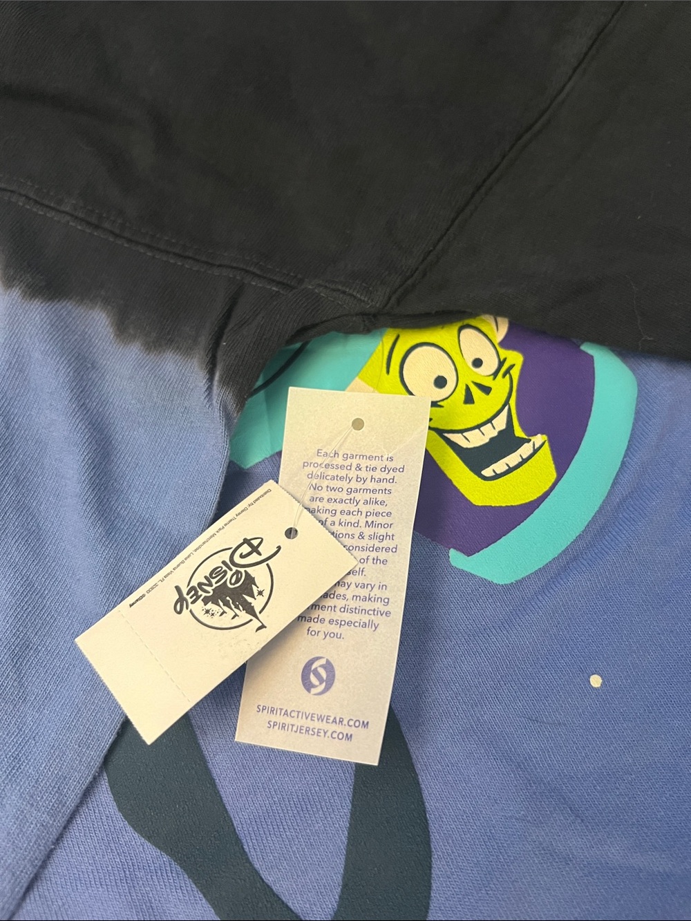 Disney Spirit jersey Halloween Tee - Black, Purple & Teal NWT 10/10 condition - Picture 9 of 11